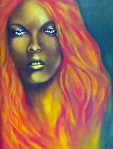 She a study for goddess Iashtar