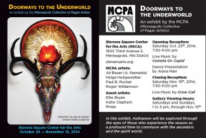 Doorways to the underworld/art opening, art galleries
