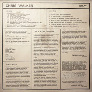Roger Williamson Music, Chris Walker