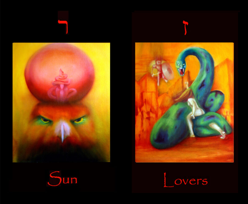 Sun in Gemini, tarot Major Arcana Lovers.